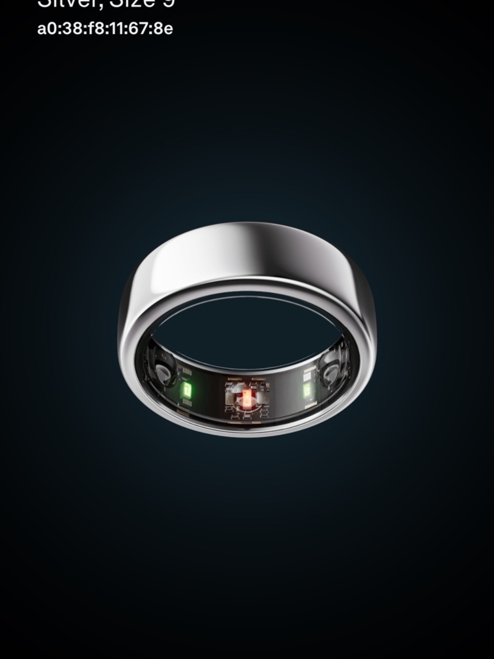 Oura Ring Silver Smart Health & Sleep Tracker HORIZON